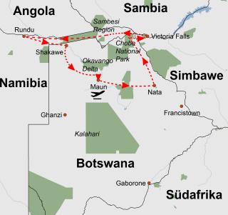 Reisekarte: Botswana_Namibia_Zimbabwe_Spektklaere_Np_Im_Suedlichen_Afrika