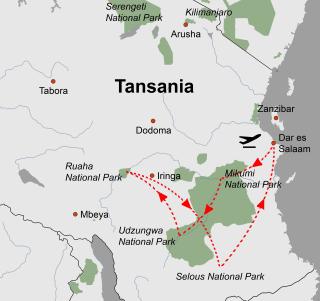 Reisekarte: Tanzania_Sueden_Weite_Wildnis_Wunder