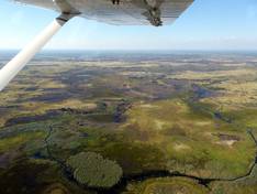 Flight over the Okavango Delta