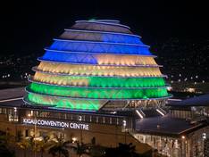 The Kigali Convention Center in Rwanda
