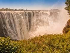 The Victoria Falls in Zimbabwe